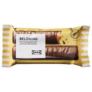 IKEA BELONING Milk chocolate bar, oat and caramel