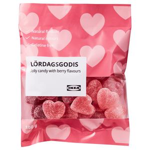 IKEA LORDAGSGODIS Jelly candy with berry flavours