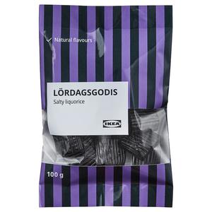 IKEA LORDAGSGODIS Salty liquorice