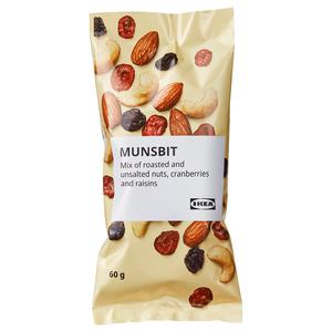 IKEA MUNSBIT Mix of roasted nuts, cranberries and raisins unsalted