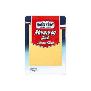 Mcennedy Monterey Jack Cheese Slices