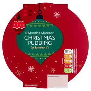 Sainsbury's 6 Months Matured Christmas Pudding 800g