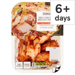 Tesco Ready To Eat Bbq Chicken Breast Pieces 180G