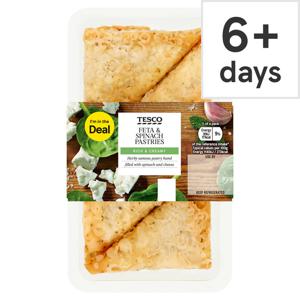 Tesco Feta And Herb Spinach Pastries 130G