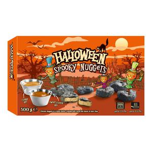 Lidl Halloween Chicken Nuggets with dip