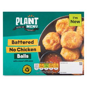 Plant Menu Battered No Chicken Balls