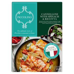 Piccolo Piccolino Cannelloni With Spinach & Ricotta