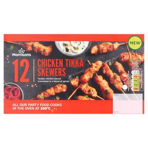 Morrisons Chicken Tikka Skewers