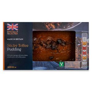 Specially Selected Indulgent Sticky Toffee Pudding 450g