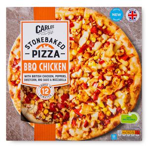 Carlos BBQ Chicken Stonebaked Pizza