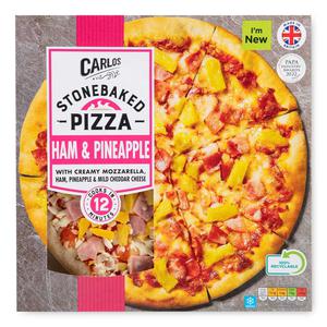 Carlos Ham & Pineapple Stonebaked Pizza