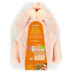 Sainsbury's British Fresh Small Whole Chicken 1.3kg