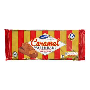 Tower Gate Caramel Wafer Bars 8 Pack