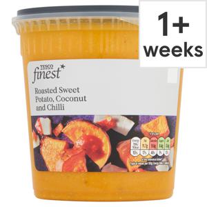 Tesco Finest Sweet Potato Coconut & Chilli Soup 600G