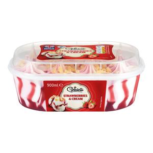 Gelatelli Swirled Ice Cream Strawberries & Cream