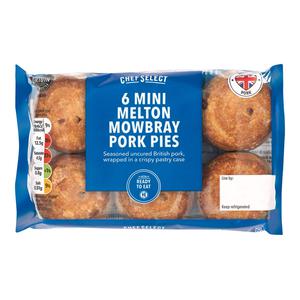 Chef Select Mini Melton Mowbray Pork Pies