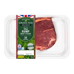 Birchwood Grass Fed 10oz British Beef 36-Day Matured Rump Steak