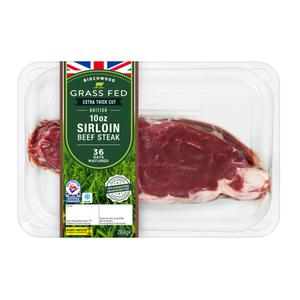 Birchwood Grass Fed 10oz British Beef 36-Day Matured Sirloin Steak