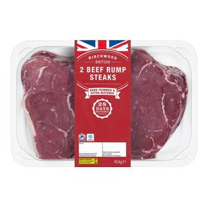 Birchwood British 2 Beef Rump Steaks