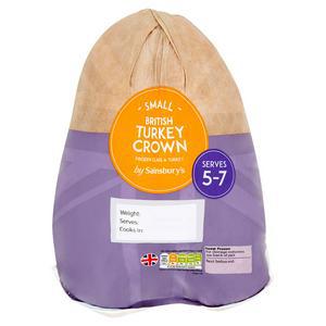 Sainsbury's British Small Turkey Crown 1.5-1.9kg