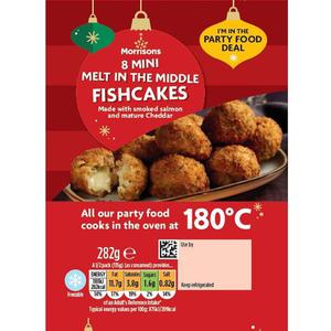 Morrisons 8 Mini Smoked Salmon & Cheddar Fishcakes