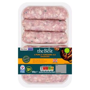 Morrisons The Best Pork & Ale Sausages