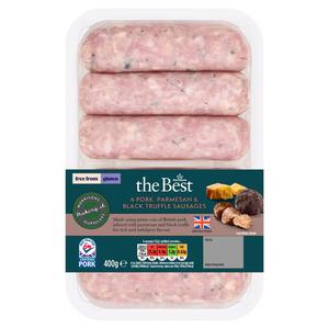 Morrisons The Best Pork Parmesan And Truffle Sausages