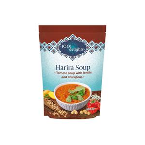 1001 Delights Harira Tomato Soup with Lentils and Chickpeas