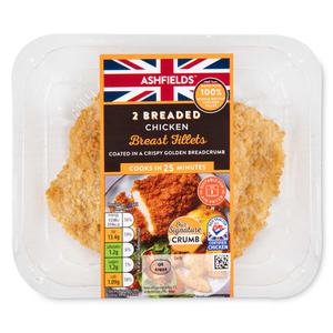 Ashfields Breaded Chicken Breast Fillets 350g