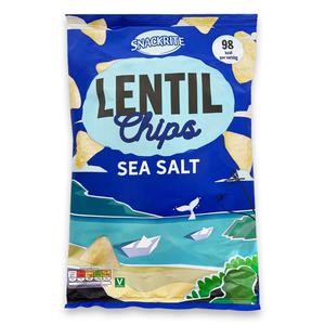 Snackrite Sea Salt Lentil Chips 85g