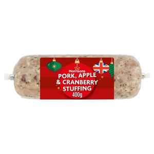 Morrisons Butcher's Style Pork, Apple & Cranberry Stuffing