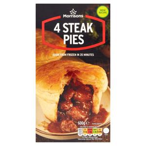 Morrisons 4 Steak Pies