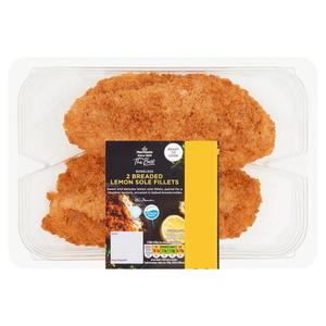 Morrisons The Best 2 Breaded Lemon Sole Fillets