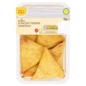 Morrisons 6 Mini Nacho Cheese Samosas