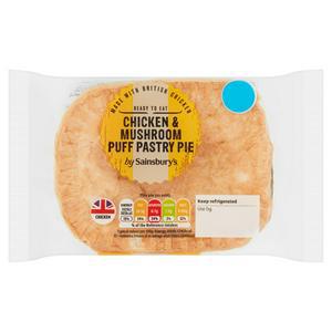 Sainsbury's Chicken & Mushroom Puff Pastry Pie 150g (Serves 1)