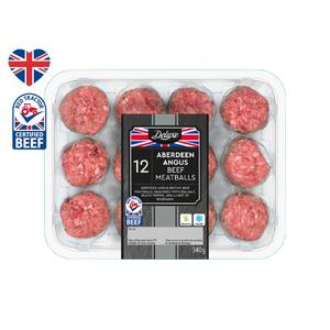 Deluxe 12 Aberdeen Angus Beef Meatballs