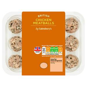 Sainsbury's Chicken Meatballs 350g