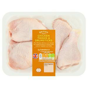 Sainsbury's Chicken Thighs & Drumsticks 540g