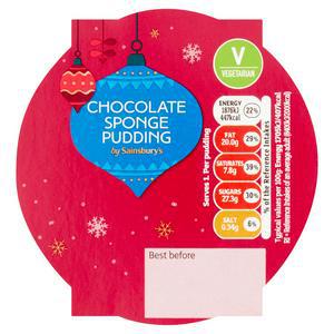 Sainsbury's Chocolate Sponge Pudding 110g