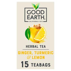 Morrisons Good Earth Tea Lemon, Ginger & Turmeric 15's