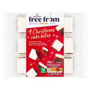 Morrisons Free From 9 Christmas Cake Bites