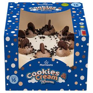 Morrisons Cookies & Cream Heaven Celebration Cake Serves 16