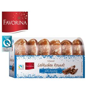 Favorina Lebkuchen Rounds Milk Chocolate