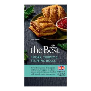 Morrisons The Best Pork Turkey And Stuffing Rolls