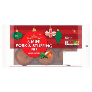 Morrisons Mini Pork & Stuffing Pies