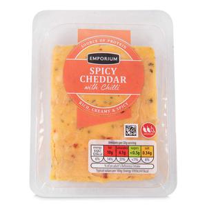 Emporium Spicy Cheddar With Chilli 200g