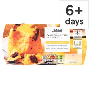 Tesco 2 Pack Bread & Butter Pudding 2 X 120G