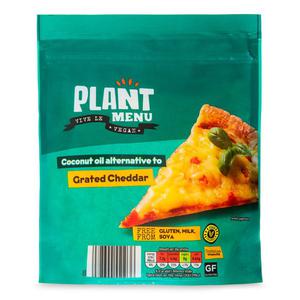 Plant Menu Coconut Oil Alternative To Grated Cheddar 200g