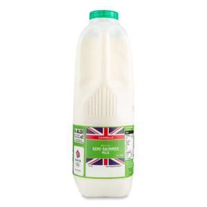 Cowbelle British Semi-skimmed Milk 1.7% Fat 2 Pints