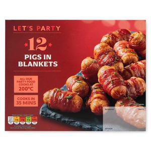 Lets Party Pigs In Blankets 240g-12 Pack